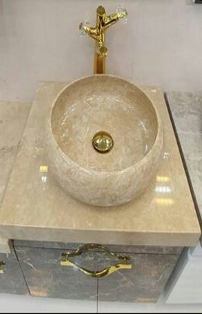 رو شویی سنگی لوکس کابینتی