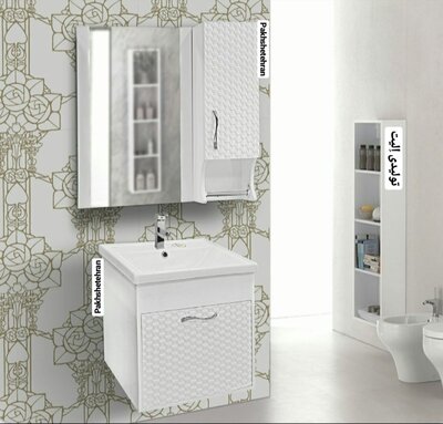 روشویی کابینت دار آرالیا حصیری52 سانت 