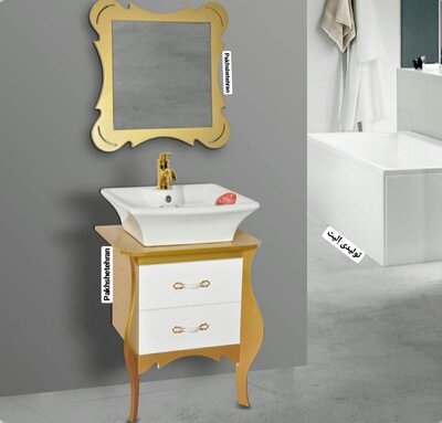 روشویی کابینت دار رژان60 سانت 