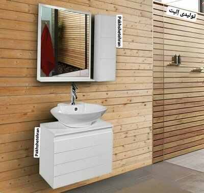 روشویی کابینت دار کاسپین دیواری50 سانت 