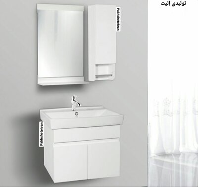 روشویی کابینت دار آنتیک دیواری60 سانت 