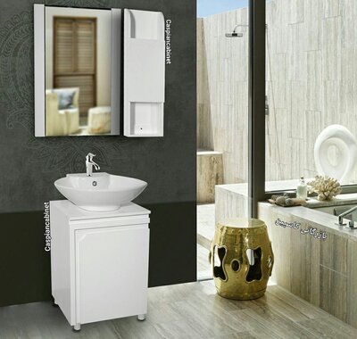 روشویی کابینت دار کاسپین زمینی 60 سانت 
