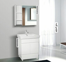 عکس روشویی کابینت دار آنتیک زمینی60 سانت 