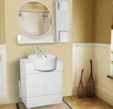 عکس روشویی کابینت دار میلانو فارسی زمینی 60سانت 