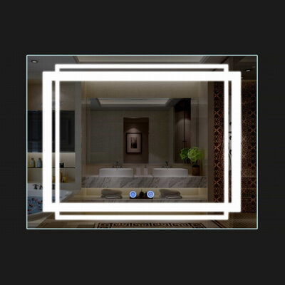 آینه بک لایت سند بلاست مدل m10 سایز 50*70