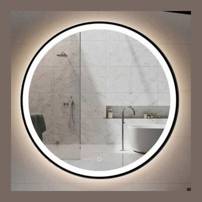 آینه بک لایت سند بلاست مدل D04 سایز قطر 50