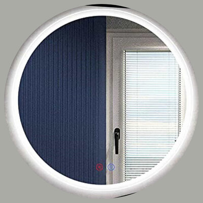 آینه بک لایت سند بلاست مدل D07 سایز قطر 60