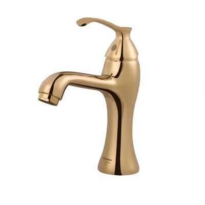 شیر روشویی شودر ثابت مدل کلاسیک طلایی 