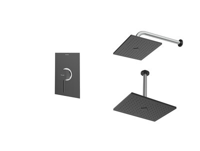 شیر و دوش حمام توکار شودر مدل رومر تیپ 1 کروم BRASS