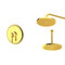 شیر و دوش حمام توکار شودر مدل زیگموند تیپ 1 کروم BRASS