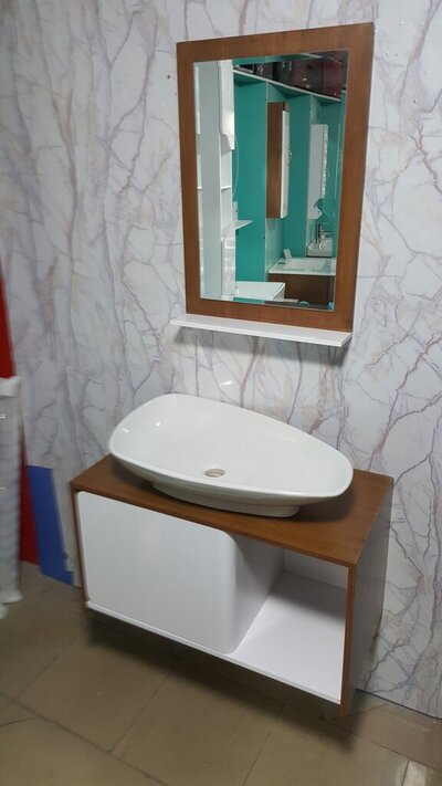 روشویی کابینت دار افرا 80 سانت 