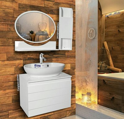 روشویی کابینت دار آرشیدا دیواری60 سانت 