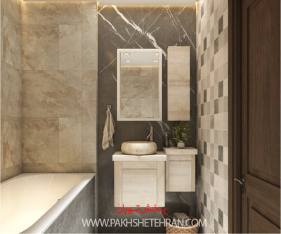 روشویی کابینت دار تورینو کرم