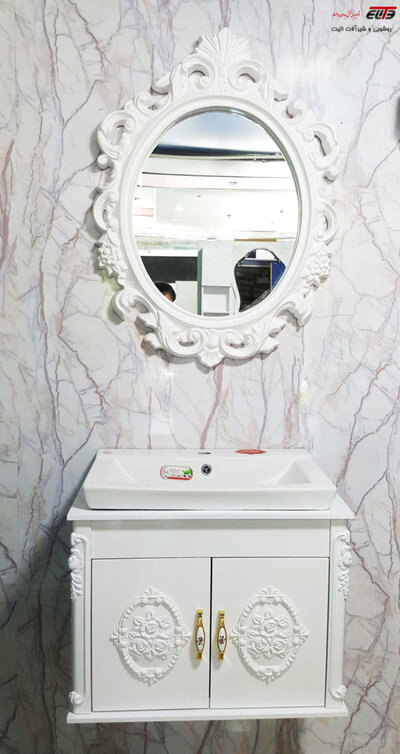 روشویی کابینت دار آسپن کلاسیک دیواری68 سانت 