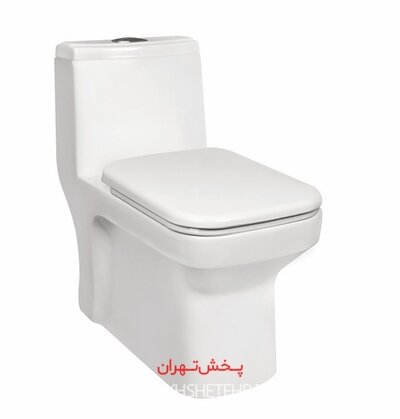 توالت فرنگی مروارید مدل ولگا بیده دار