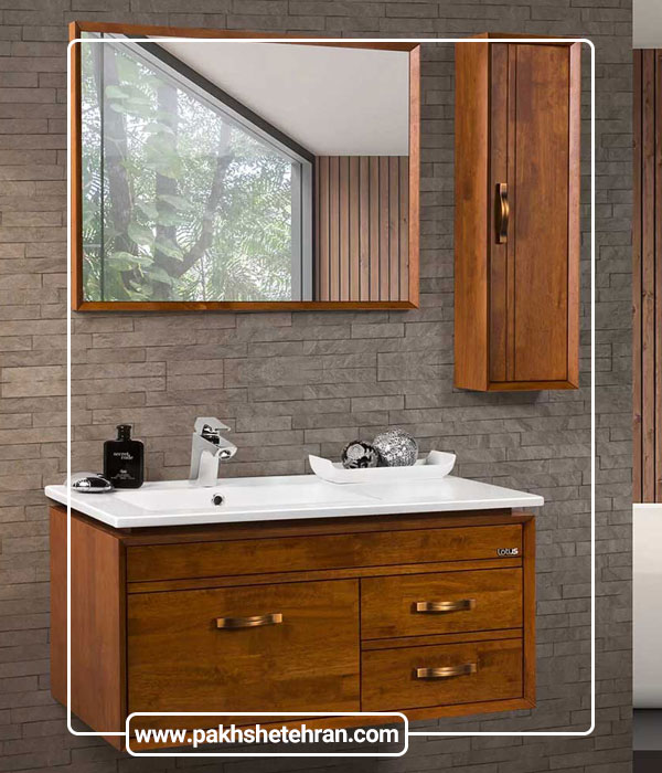 روشویی کابینتی چوبی
