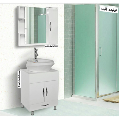 عکس روشویی کابینت دار اورینت زمینی60 سانت 