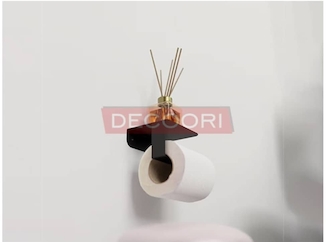 عکس جای دستمال رولی مشکی مات